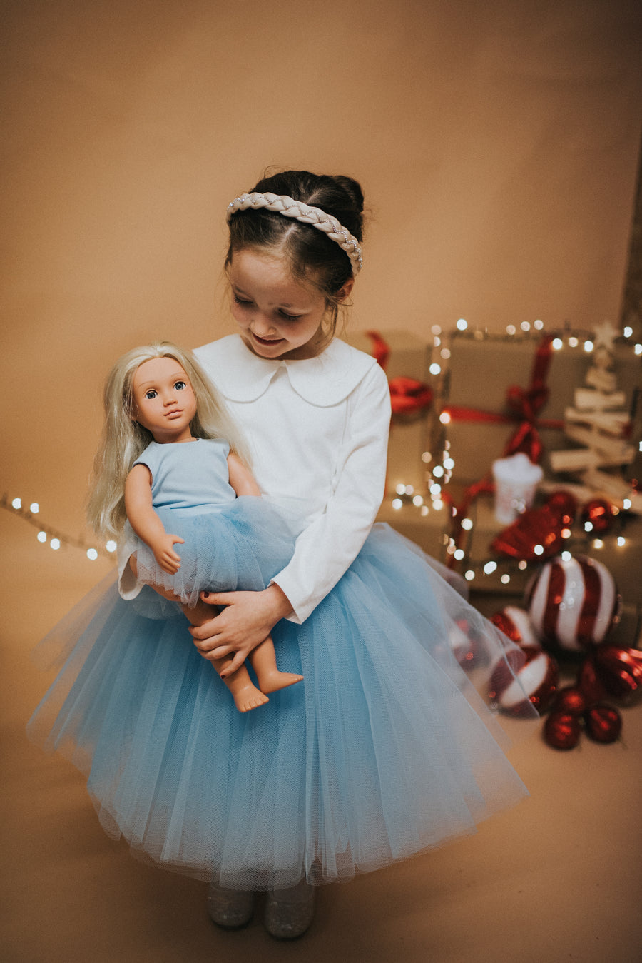 Baby Blue Tulle Kids Skirt