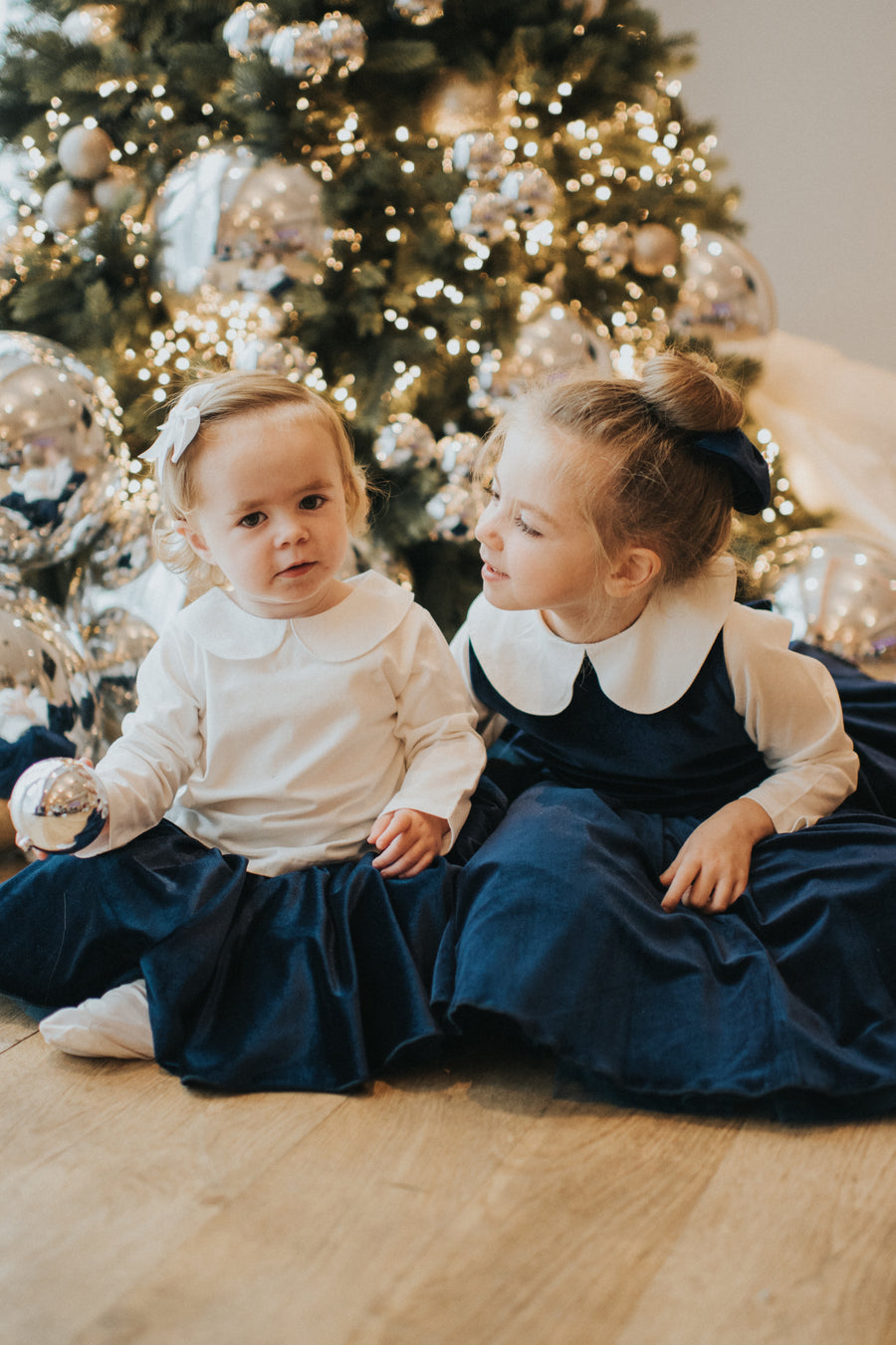 Kaya Navy Velvet Tulle Skirt