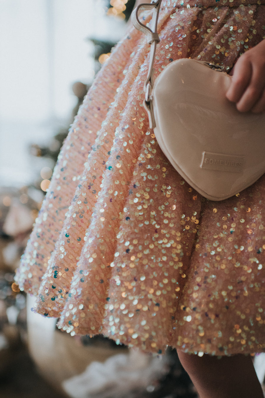 Pink Sparkle Sequin Skirt