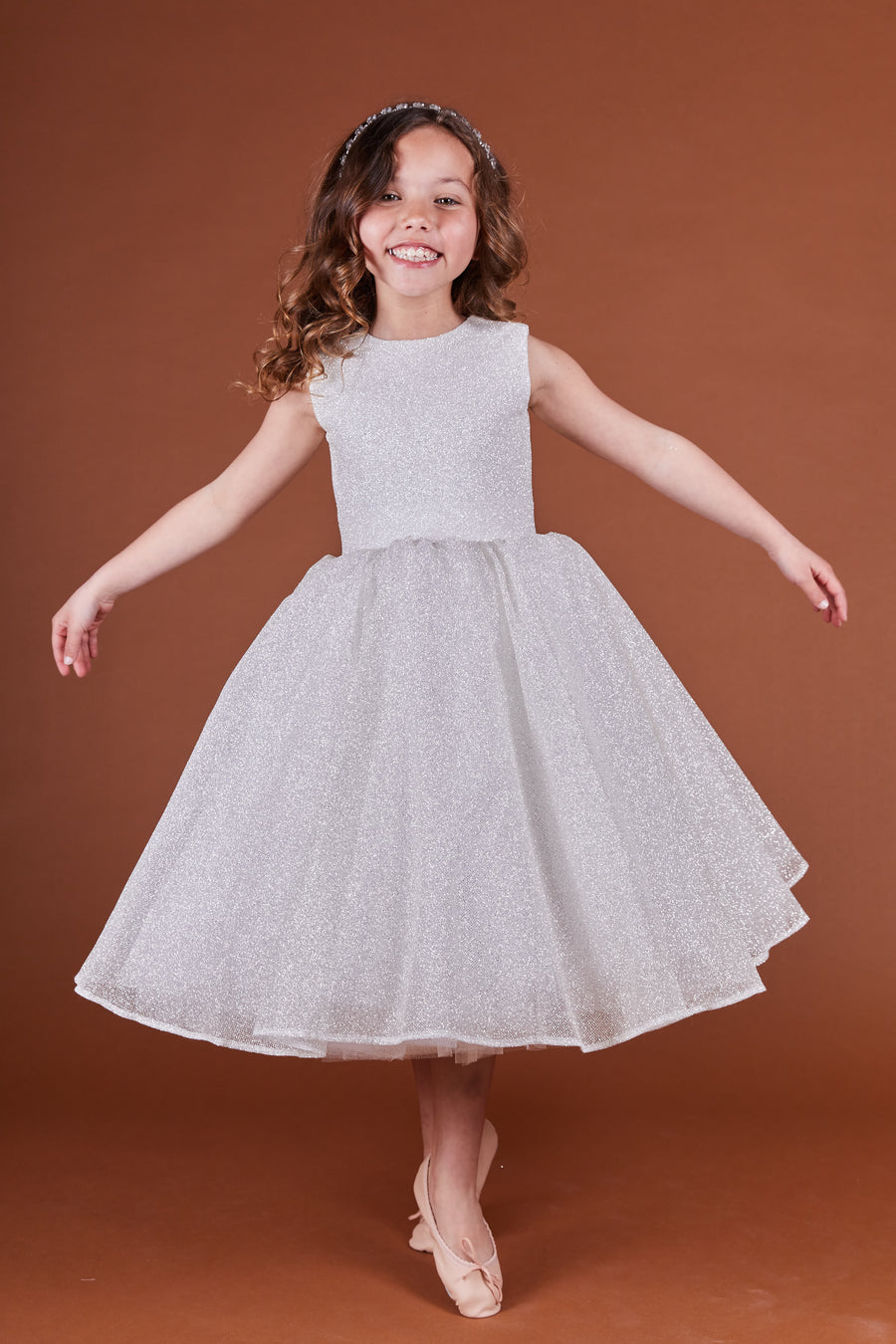 Melody Sparkle Flower Girl Dress