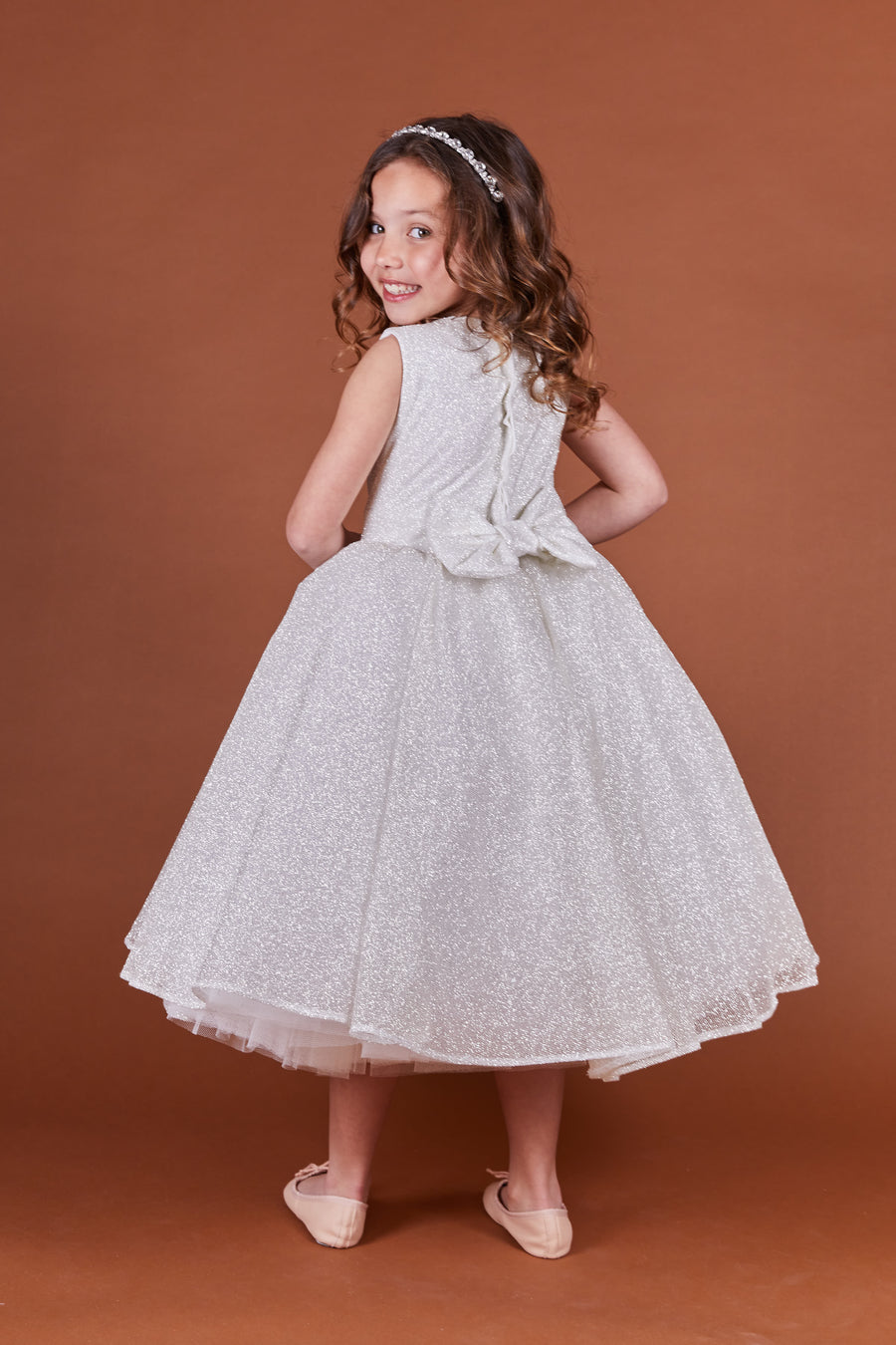 Melody Sparkle Flower Girl Dress